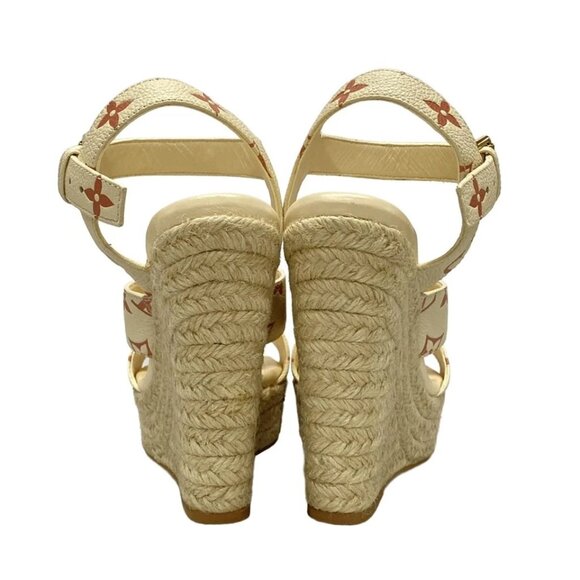 LOUIS VUITTON Starboard Line Sandals - Cream Pink Women's Sandals 728-072925 - Picture 6 of 11
